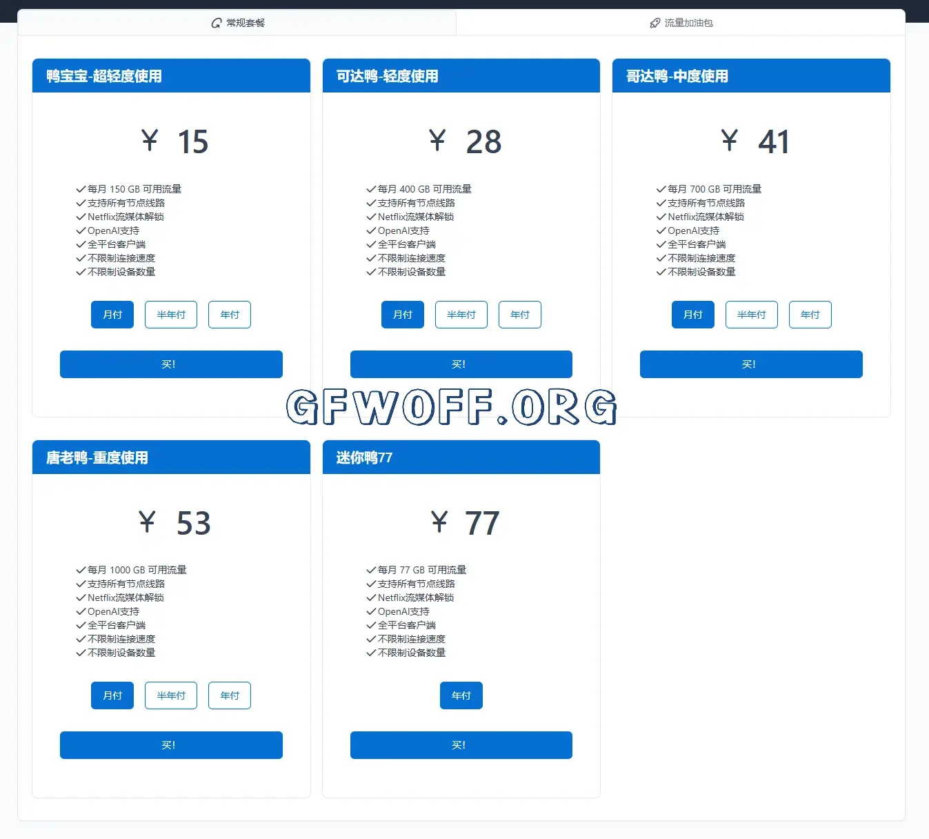 COCODUCK VPN 梯子的价格